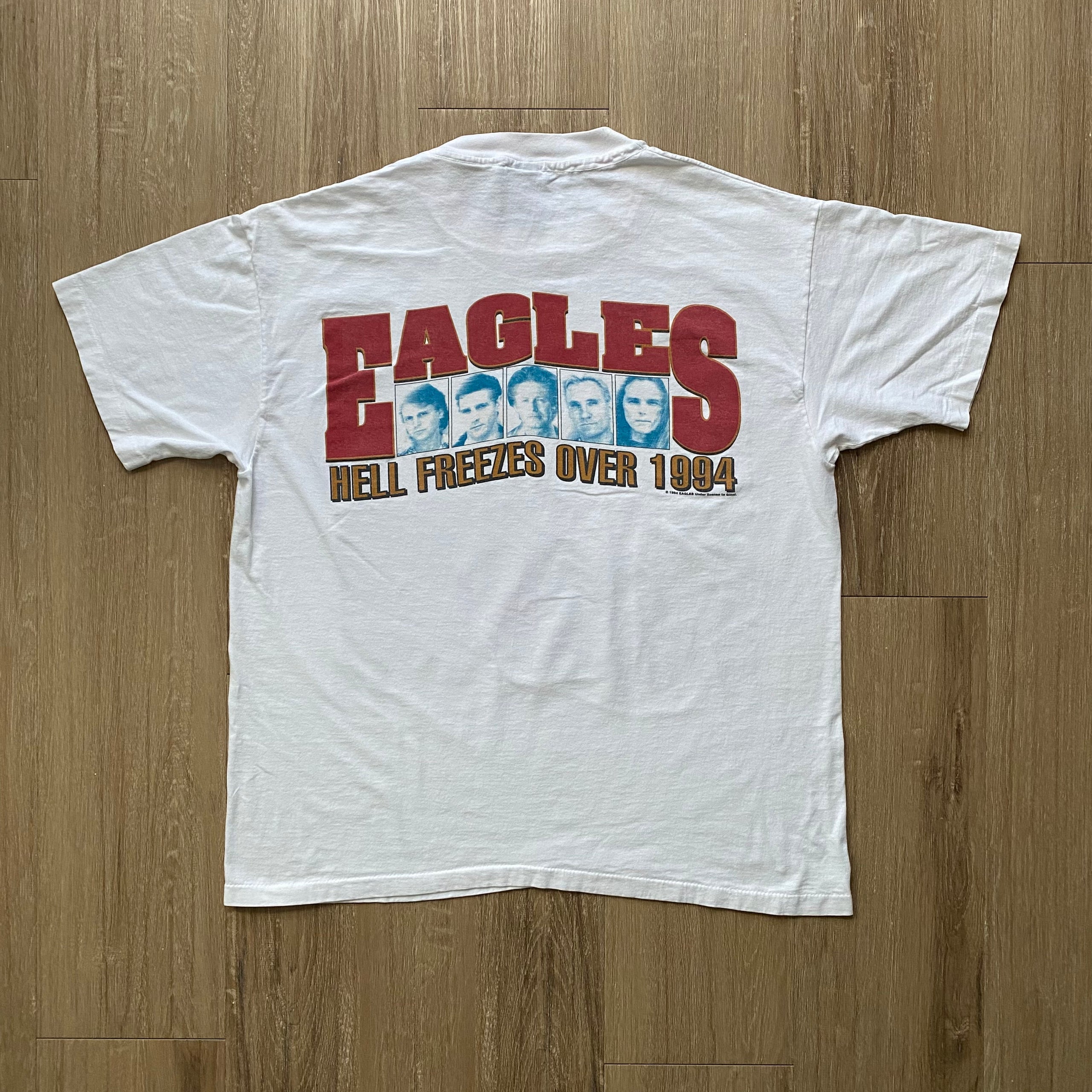 Vintage Eagles Hotel California 1994 Hell Freezes Over Tour T